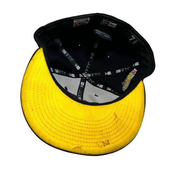 VTG New York Yankees New Era 1999 World Series Pride 59Fifty Hat Cap Black 7 3/8 - Picture 8 of 8